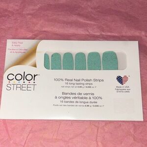 Color Street Teal Nail Polish Strips
